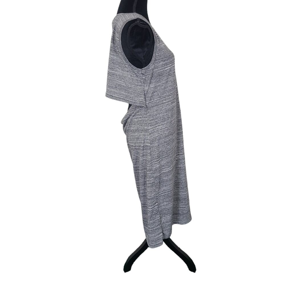 Fabletics Open Back Athletic Dress Gray Midi Tenniscore Athleisure Clean Girl  L - Picture 5 of 11